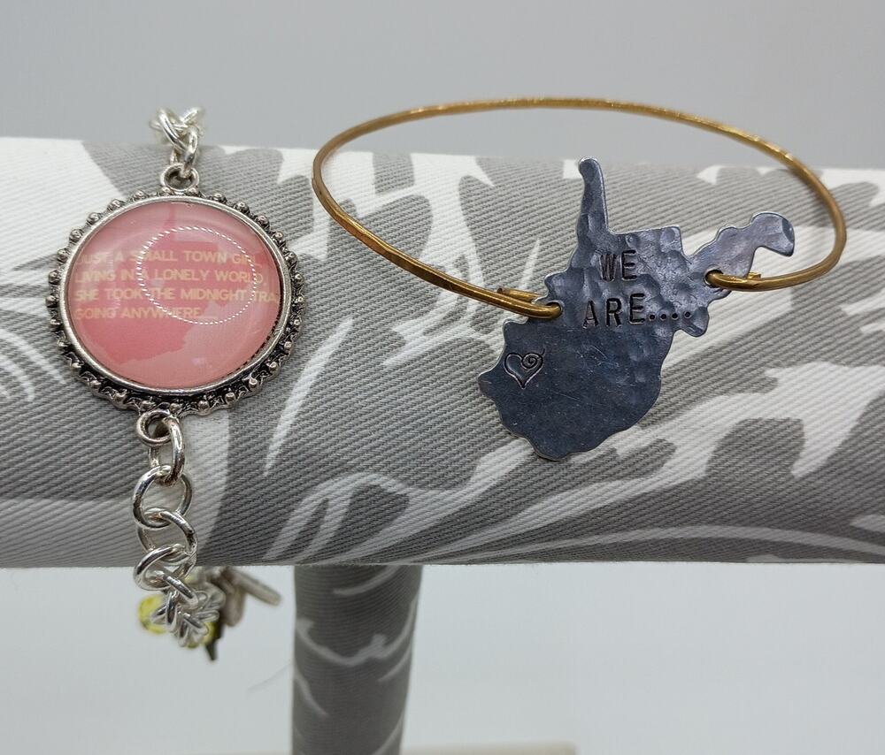 West Virginia Bracelet Lot – 2 Pieces